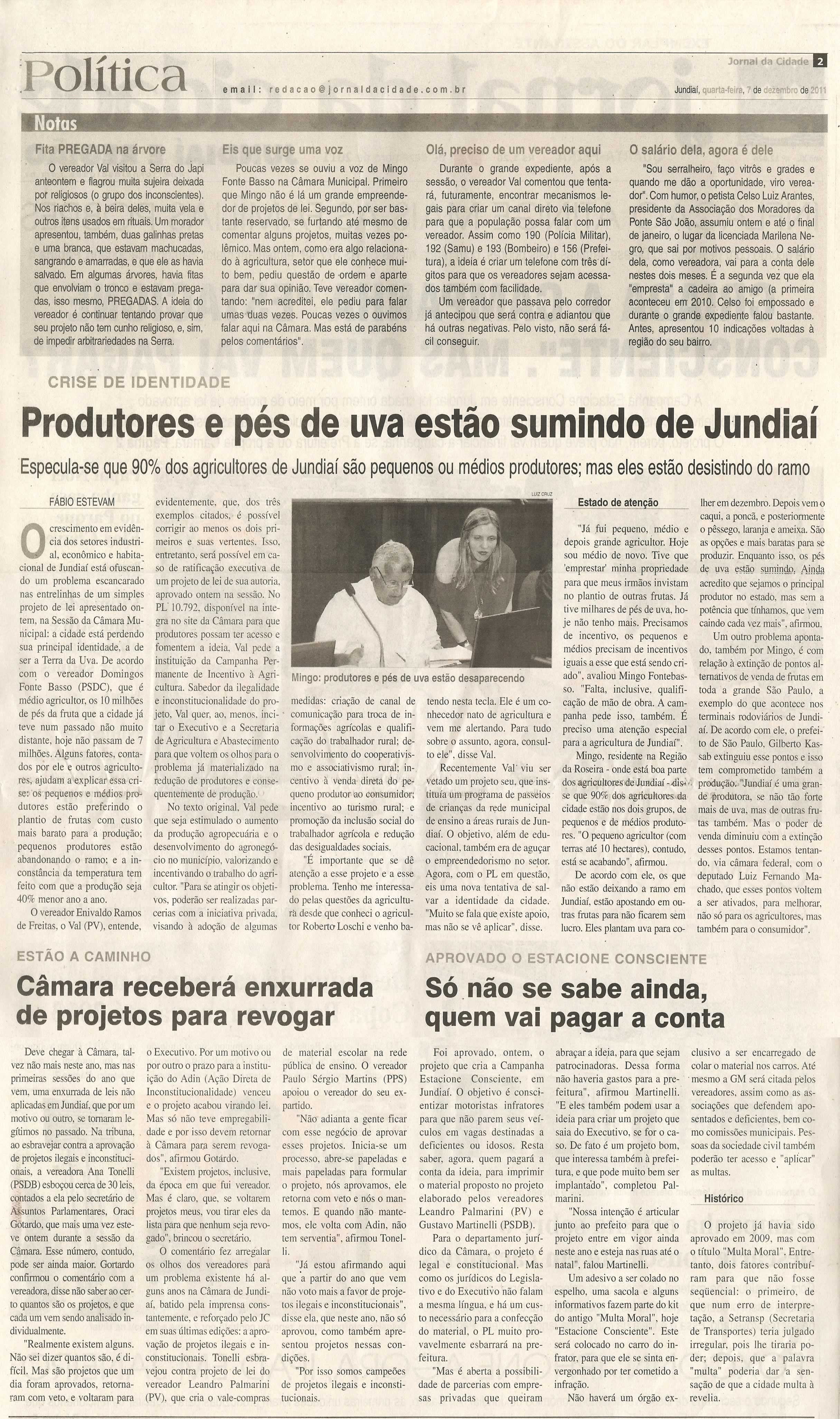 Jornal da Cidade - 07/12/2011
