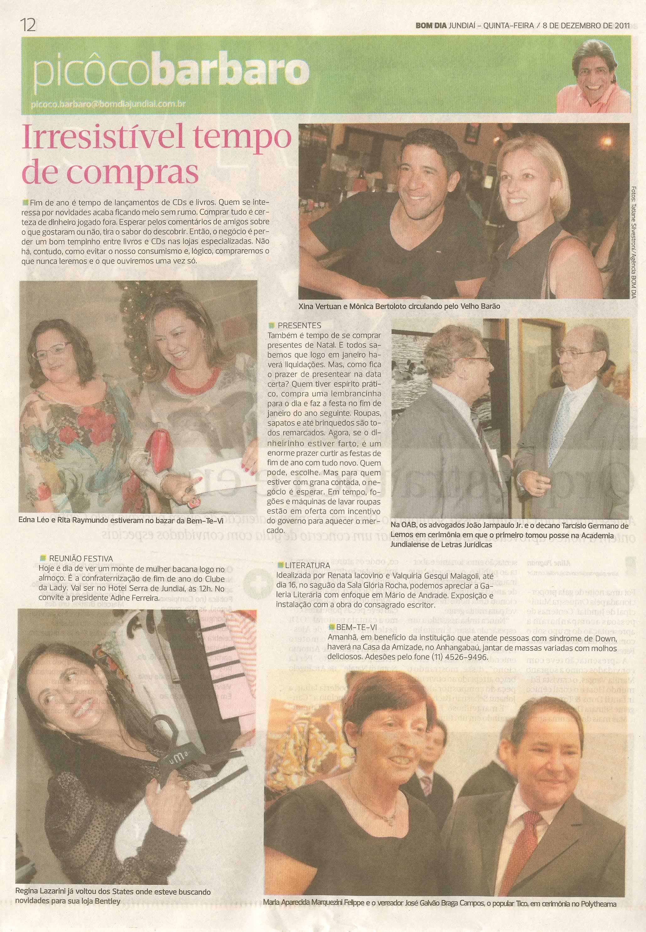 Bom Dia Jundiaí - 08/12/2011