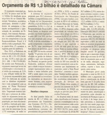 Jornal da Cidade - 08/12/2011