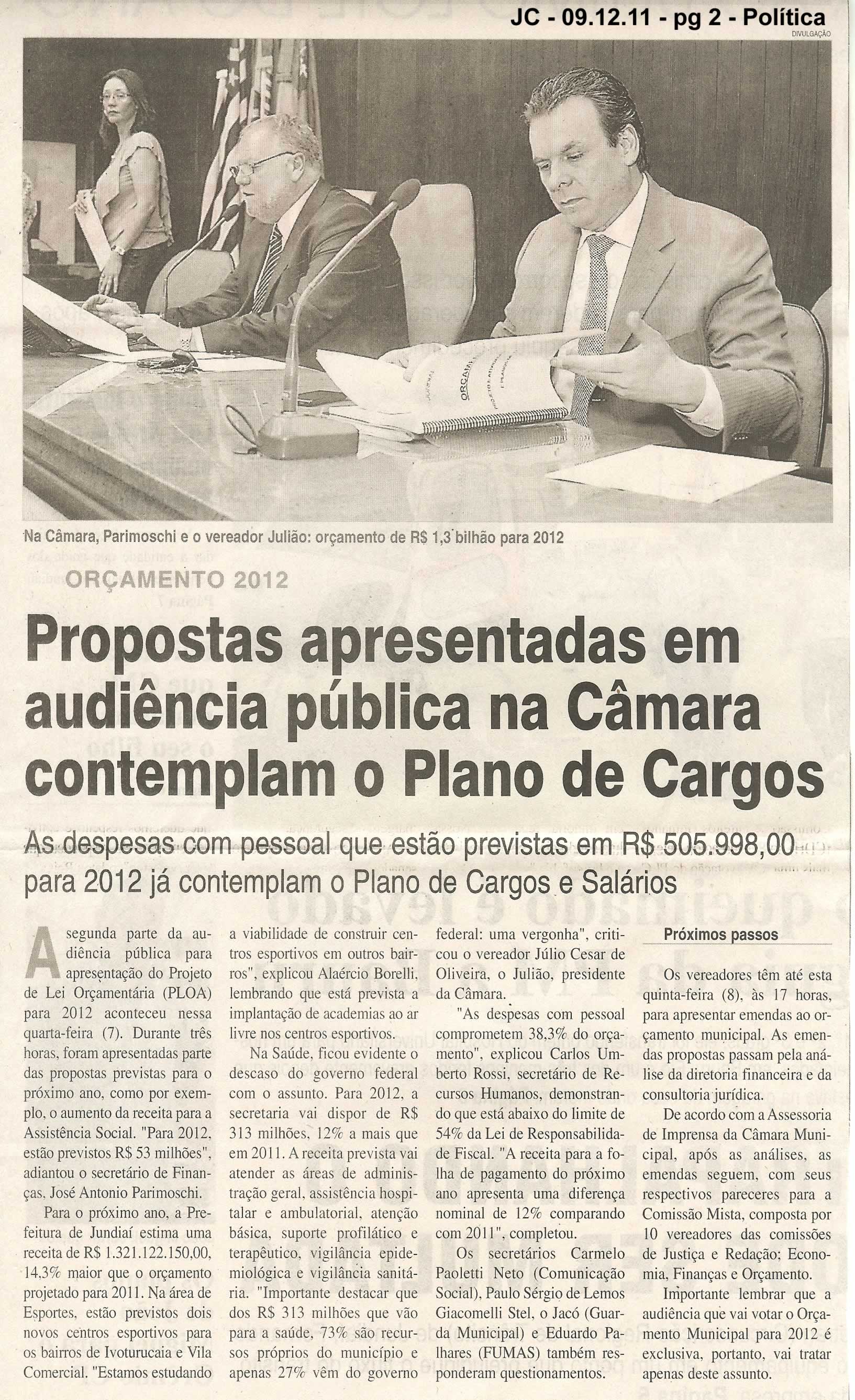 Jornal da Cidade - 09/12/2011