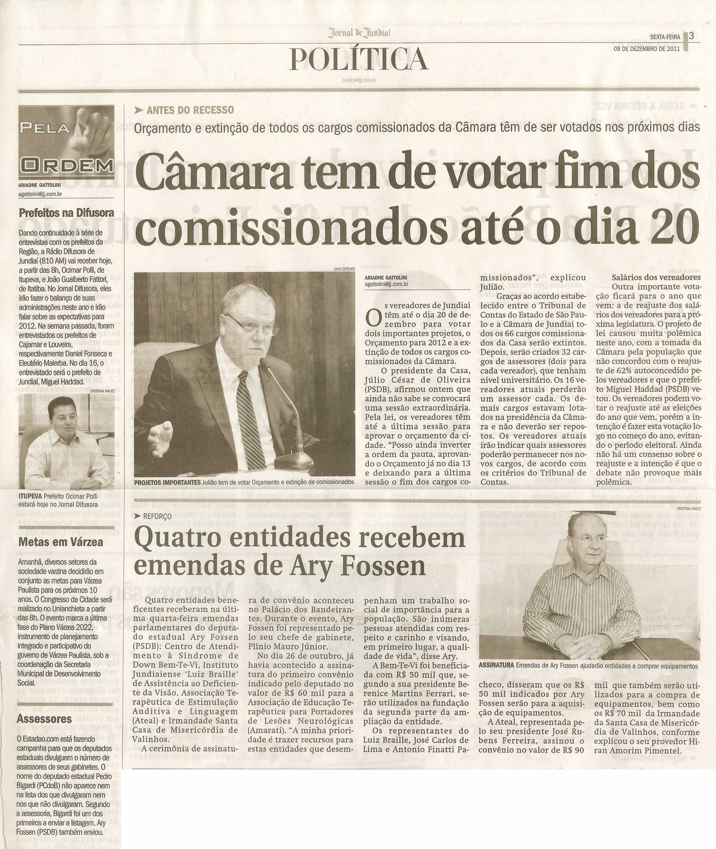 Jornal de Jundiaí - 09/12/2011