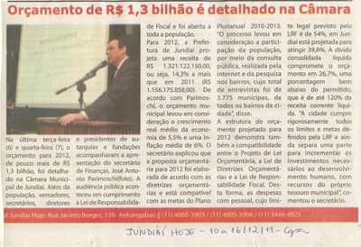 Jundiaí Hoje - 10/12/2011