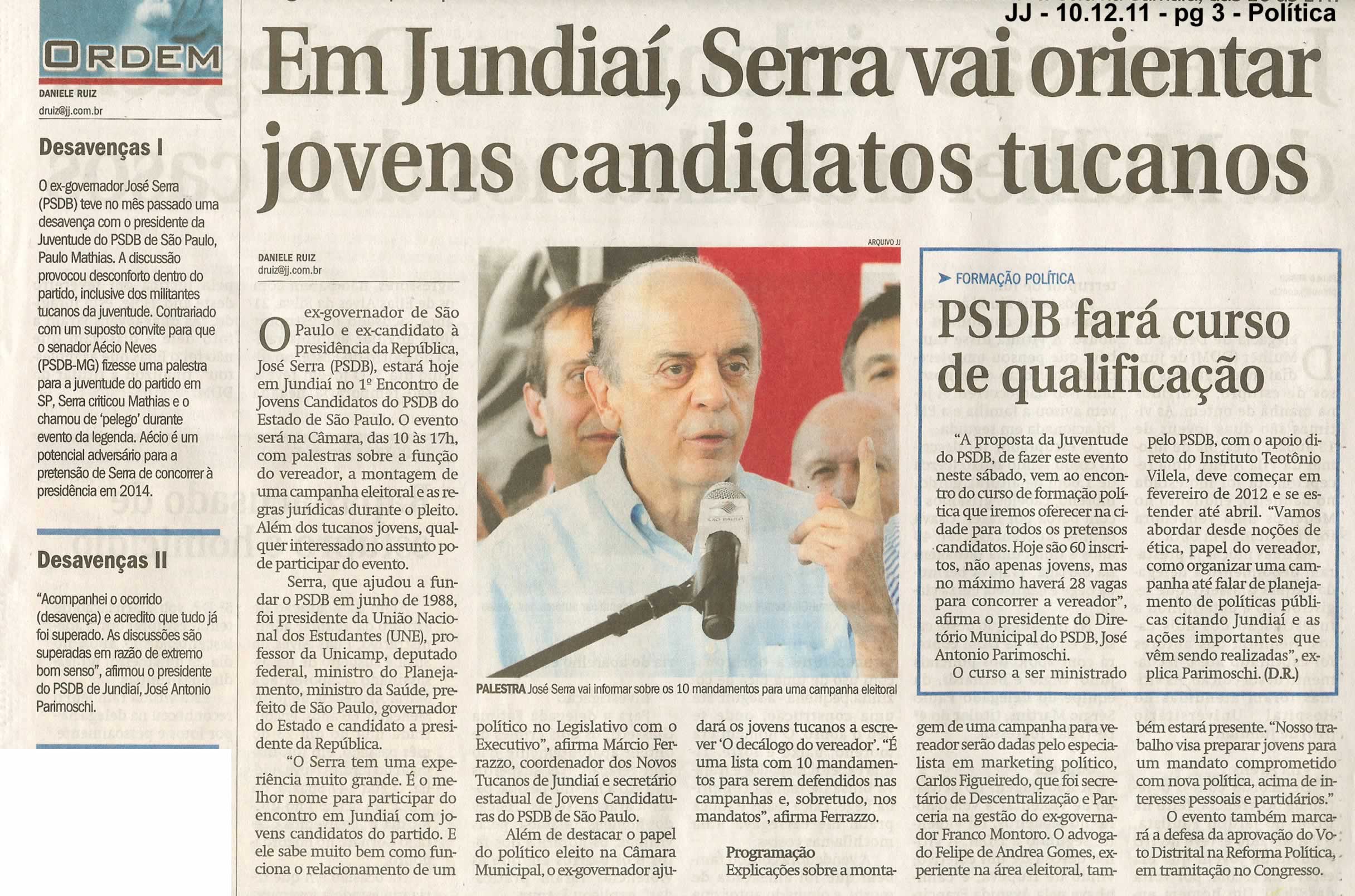 Jornal de Jundiaí - 10/12/2011