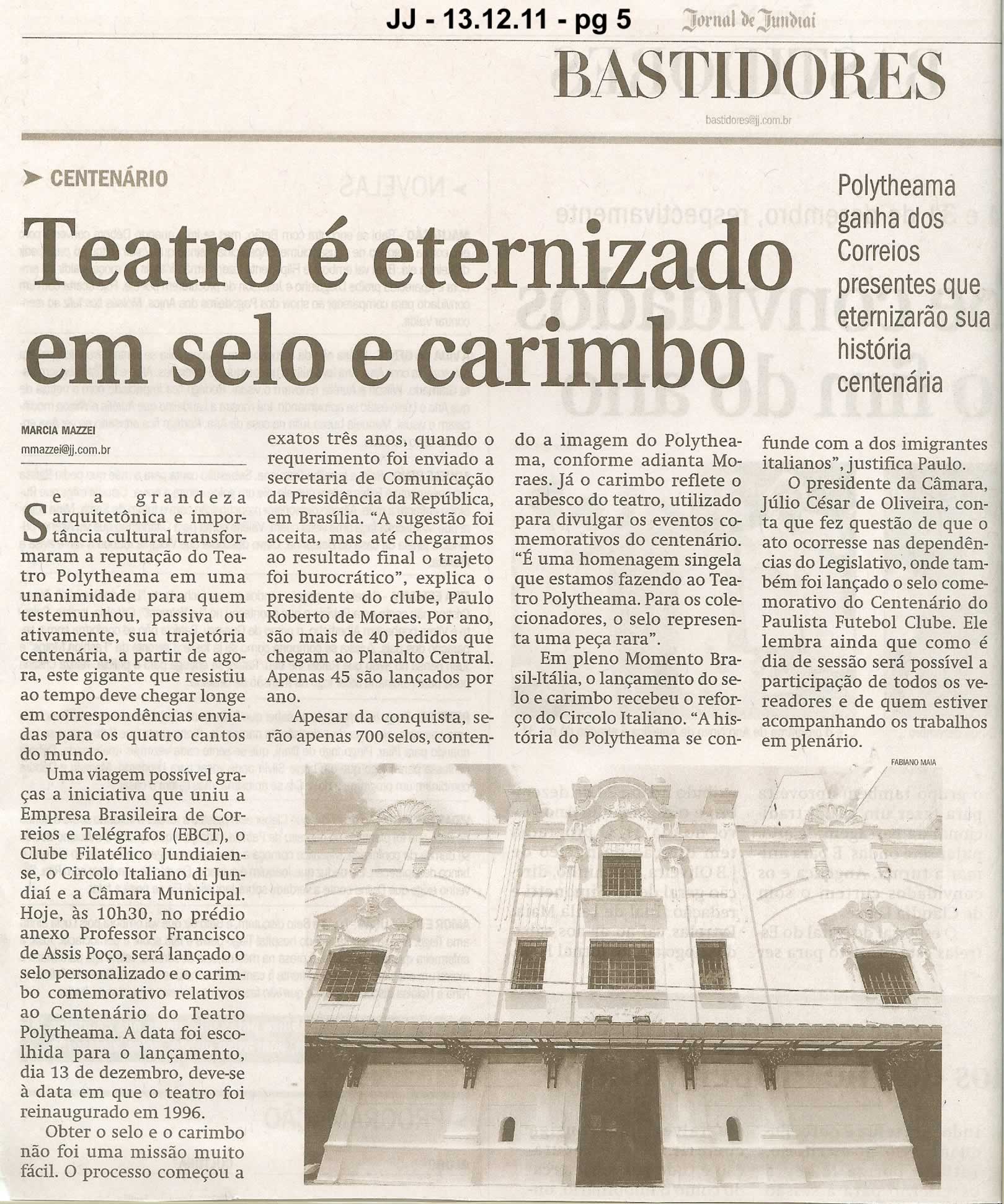 Jornal de Jundiaí - 13/12/2011