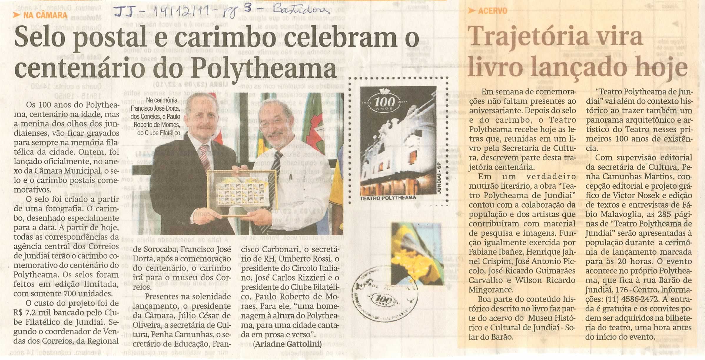 Jornal de Jundiaí - 14/12/2011