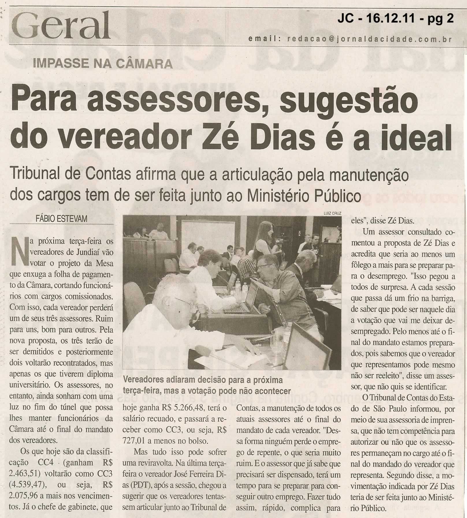 Jornal da Cidade - 16/12/2011