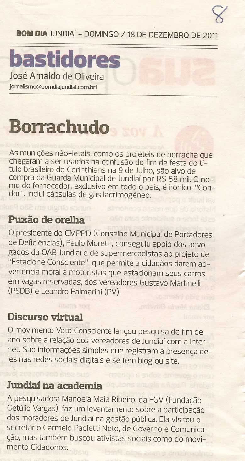Bom Dia Jundiaí - 18/12/2011