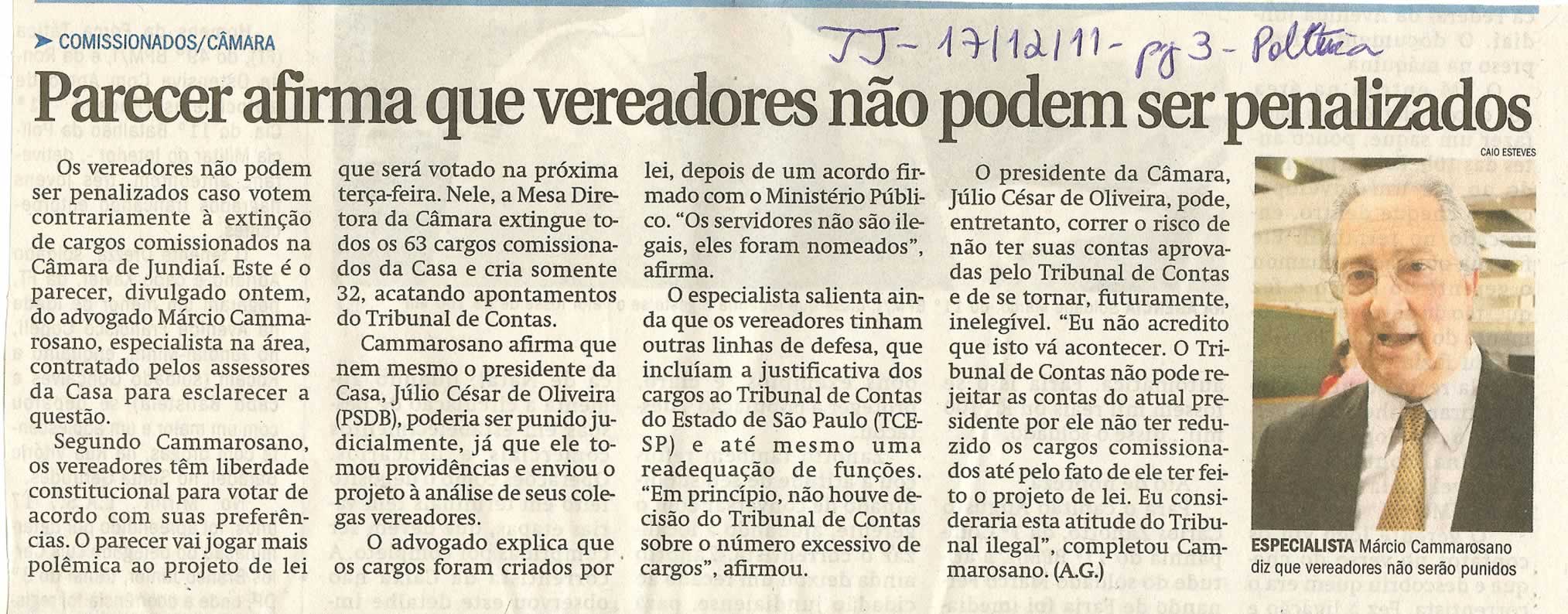 Jornal de Jundiaí - 17/12/2011