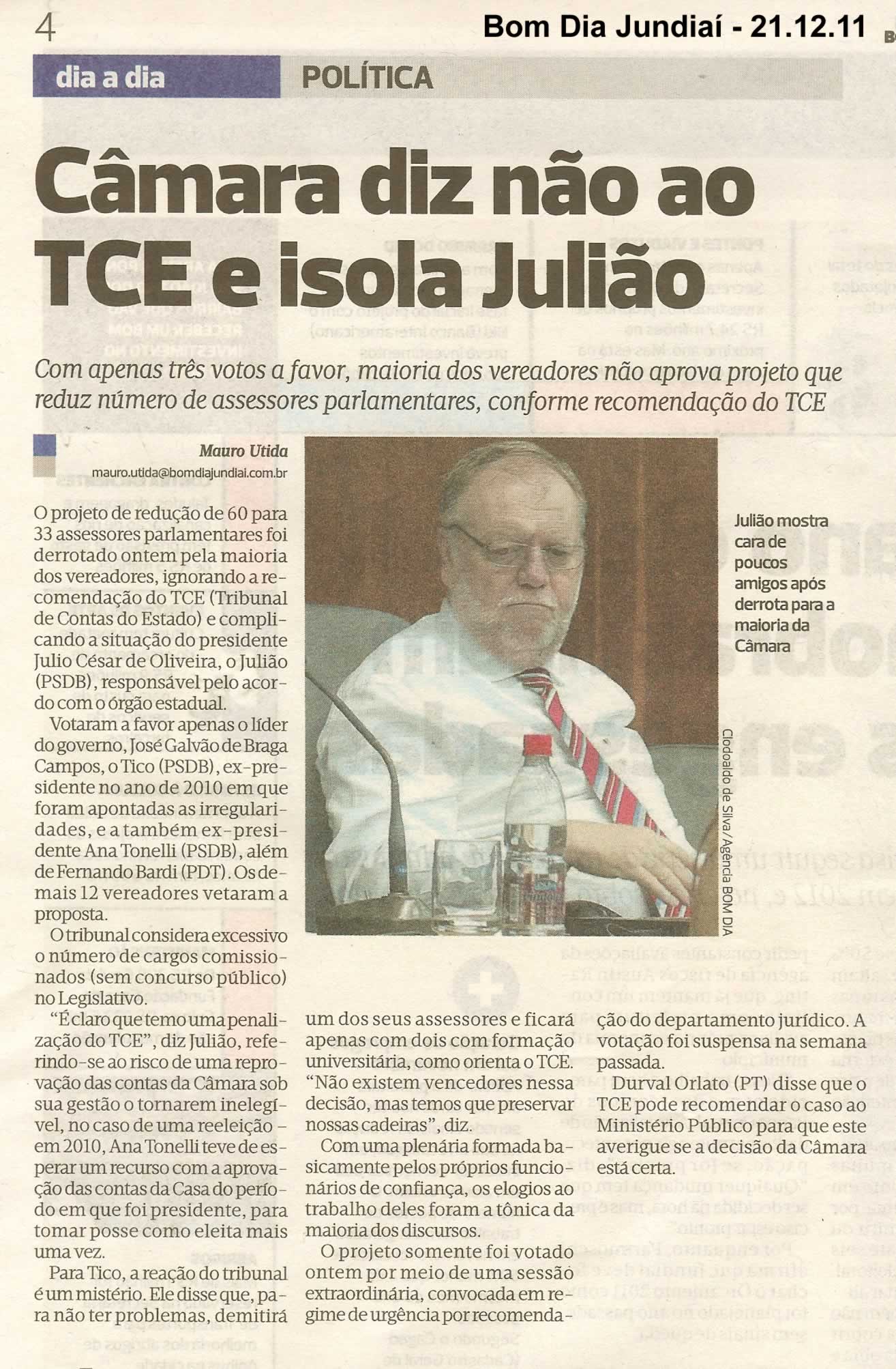 Bom Dia Jundiaí - 21/12/2011