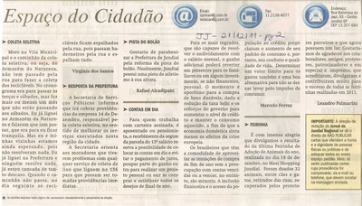 Jornal de Jundiaí - 21/12/2011