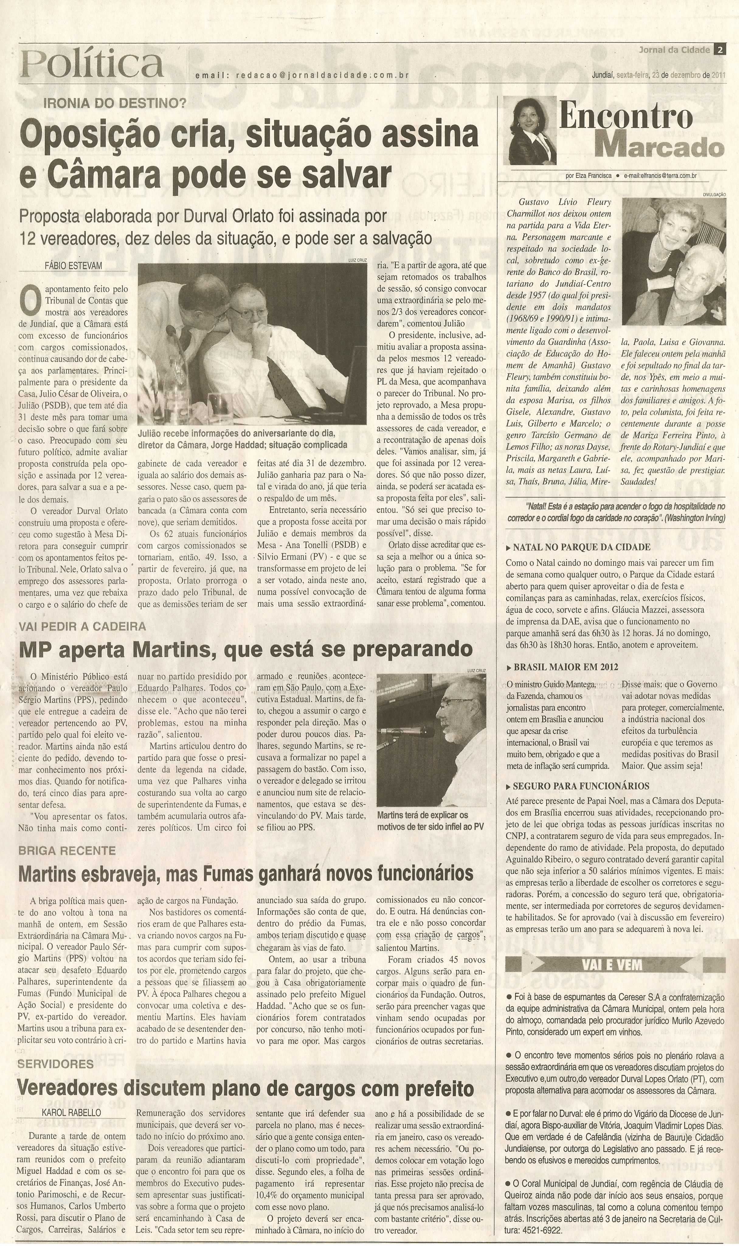 Jornal da Cidade - 23/12/2011