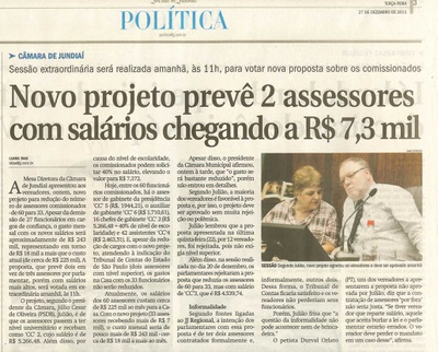 Jornal de Jundiaí - 27/12/2011