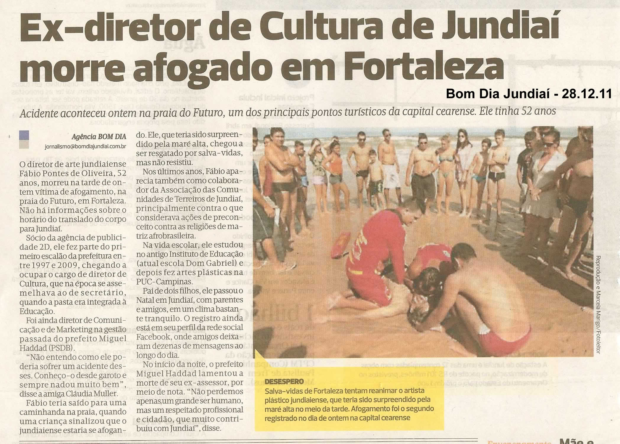 Bom Dia Jundiaí - 28/12/2011