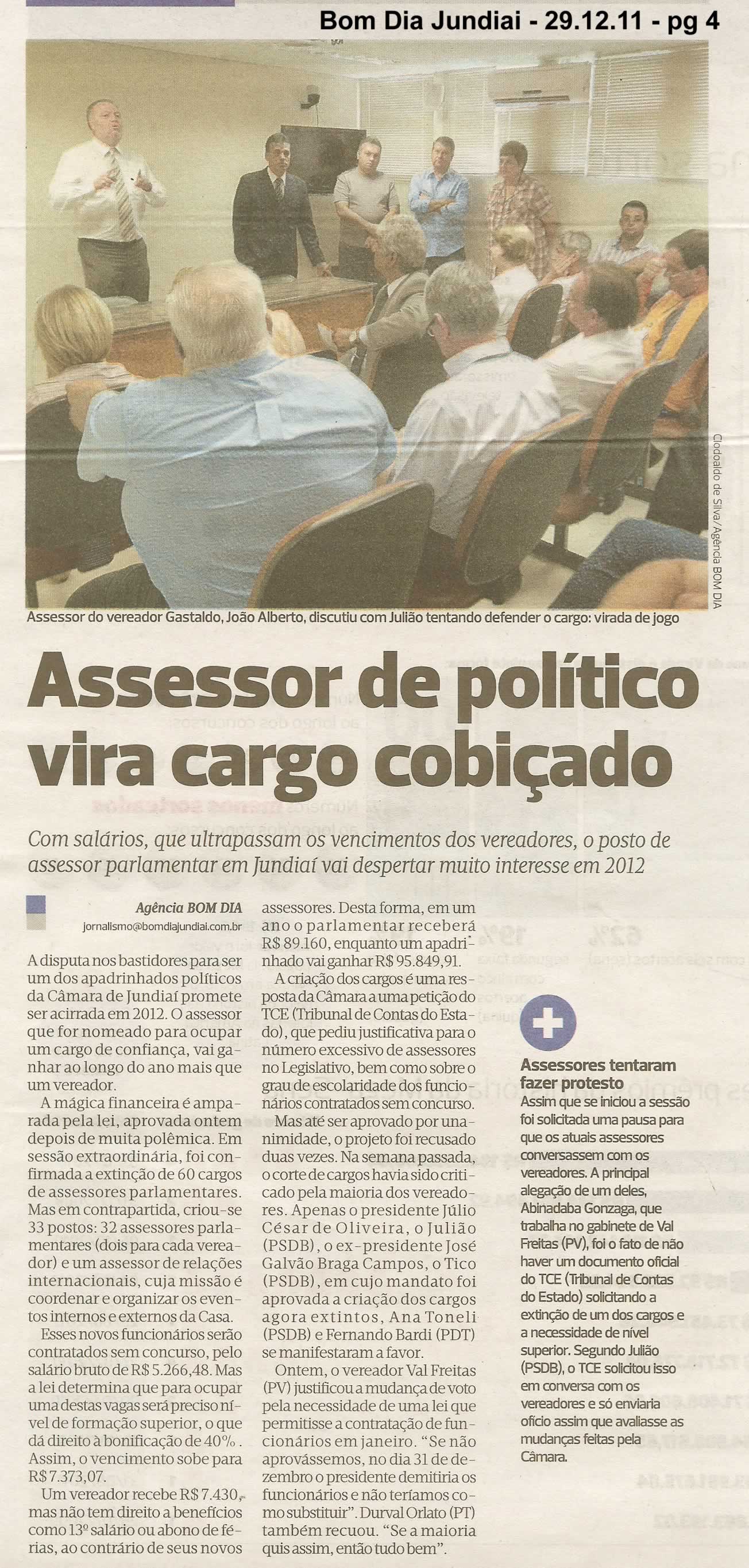 Bom Dia Jundiaí - 29/12/2011