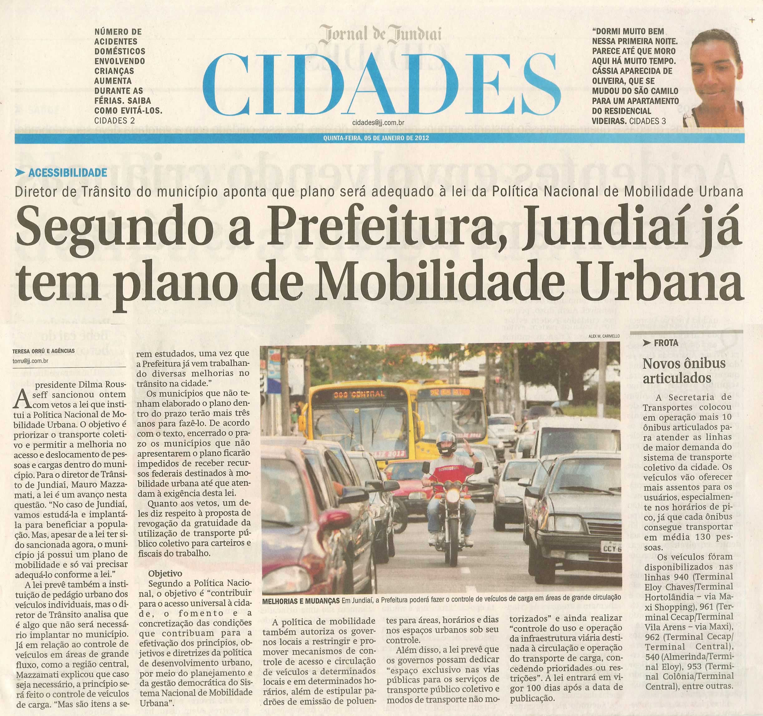 Jornal de Jundiaí - 05/01/2012