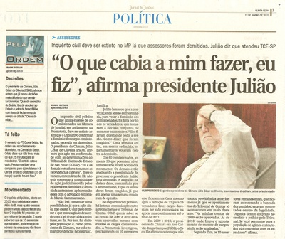 Jornal de Jundiaí - 12/01/2012