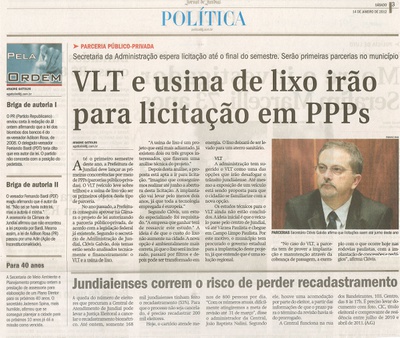 Jornal de Jundiaí - 14/01/2012