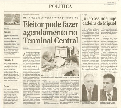 Jornal de Jundiaí - 23/01/2012