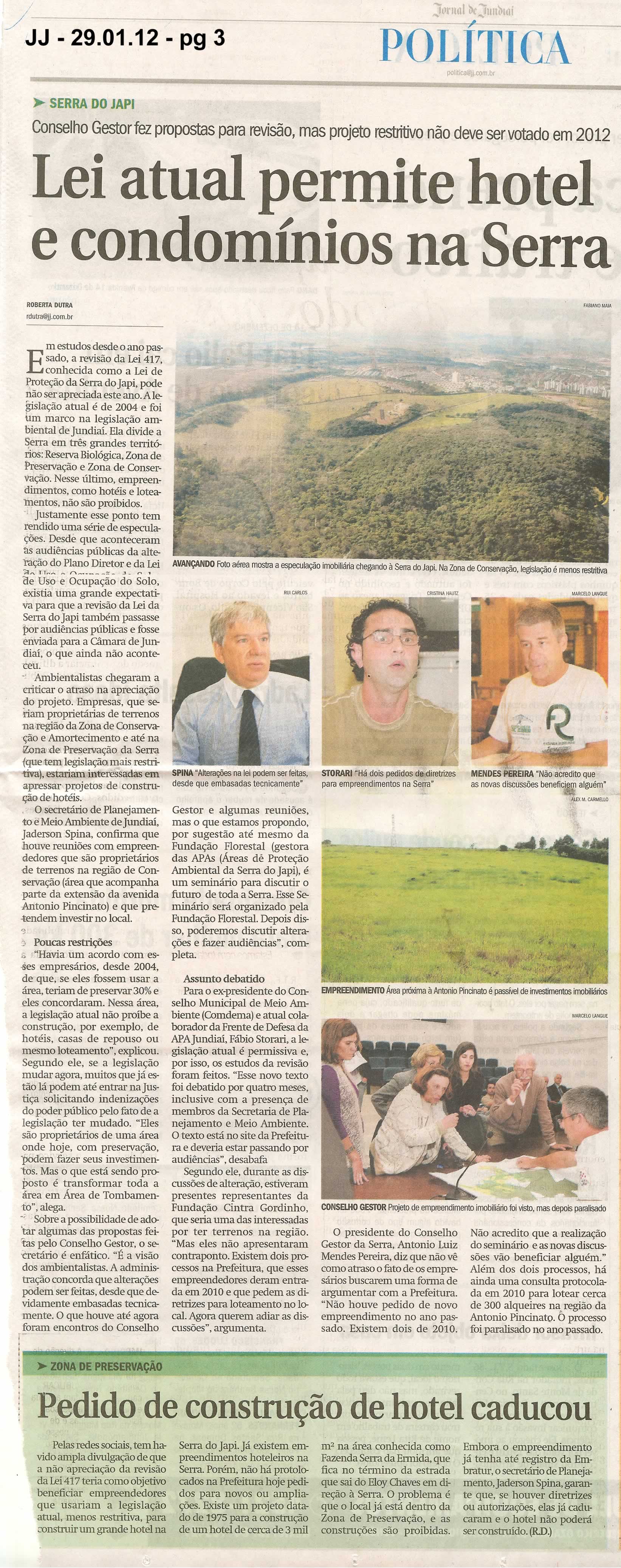 Jornal de Jundiaí - 29/01/2012