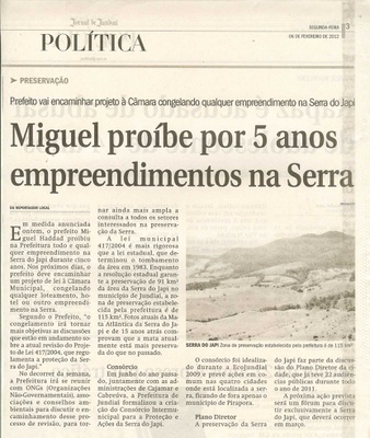 Jornal de Jundiaí - 06/02/2012