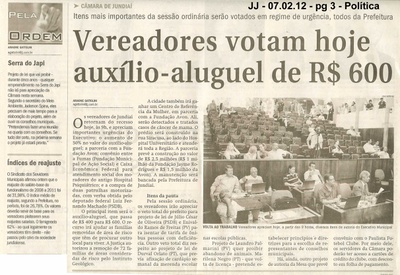 Jornal de Jundiaí - 07/02/2012