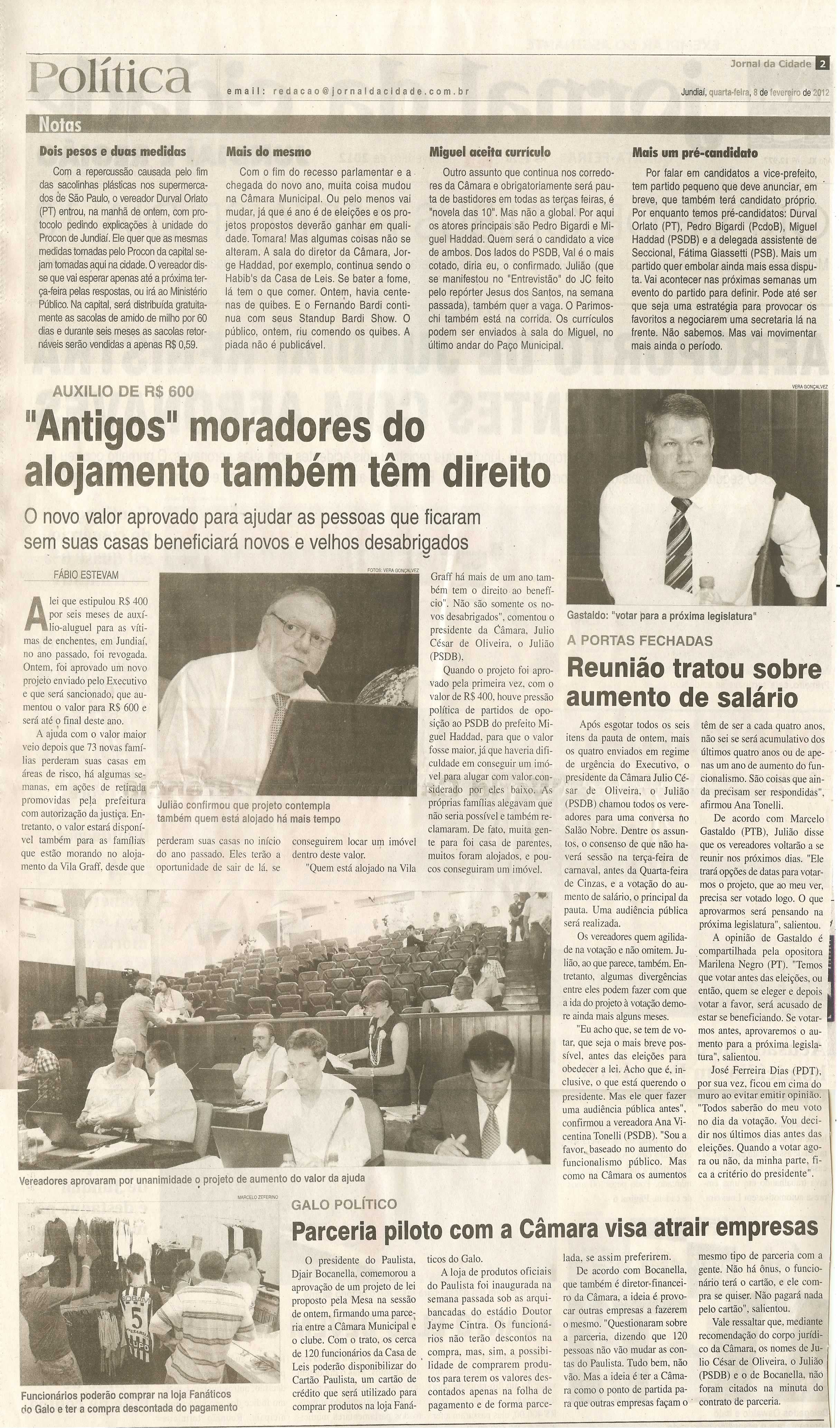 Jornal da Cidade - 08/02/2012