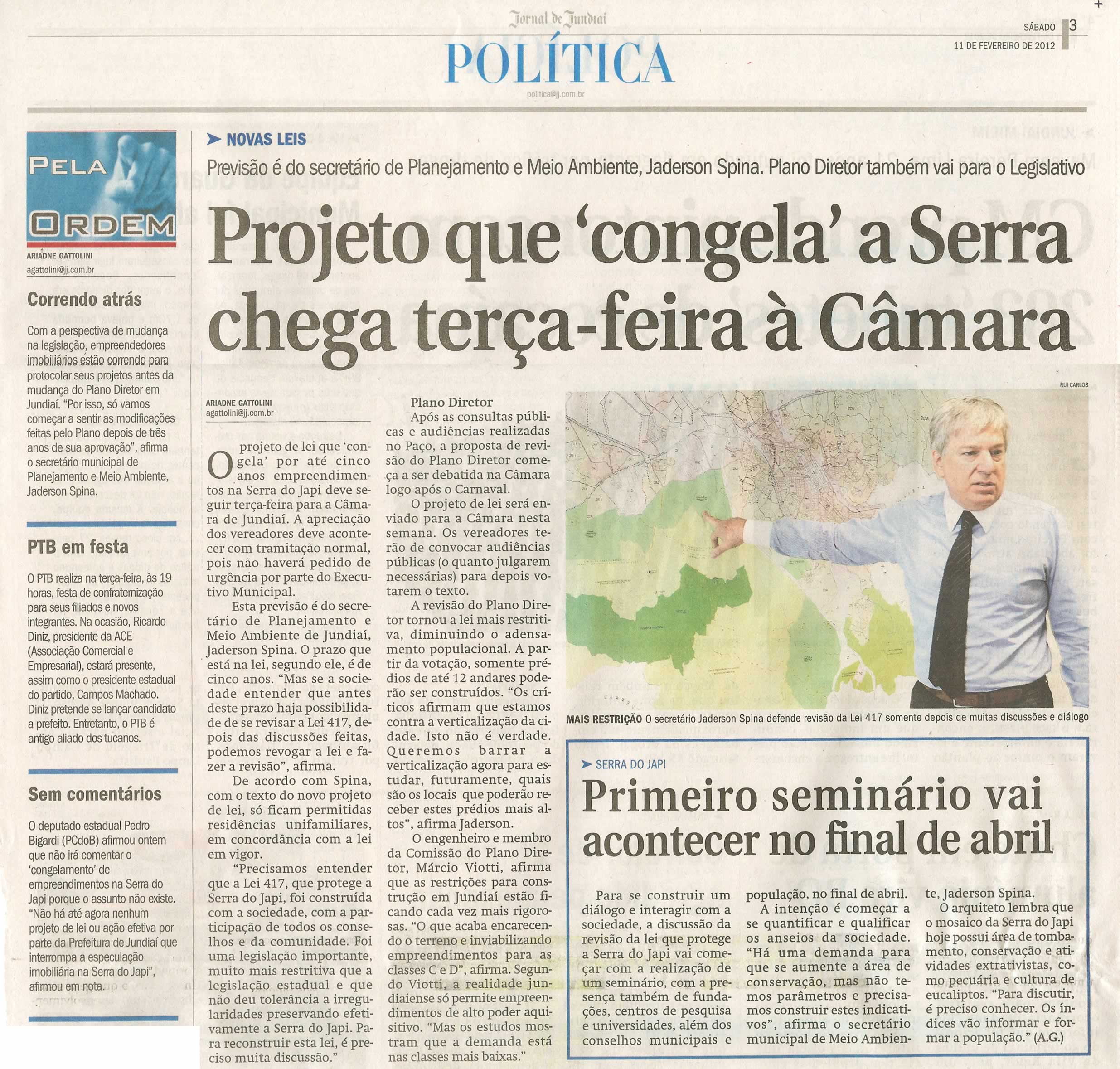 Jornal de Jundiaí - 11/02/2012