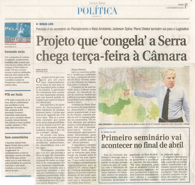 Jornal de Jundiaí - 11/02/2012