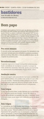 Bom Dia Jundiaí - 22/02/2012