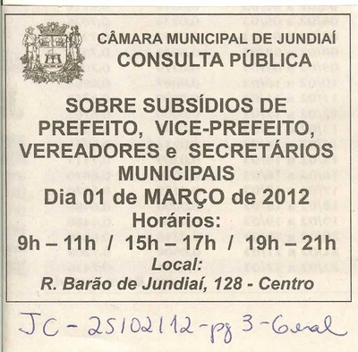 Jornal da Cidade - 25/02/2012