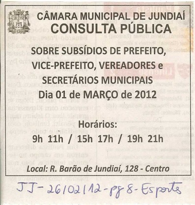 Jornal de Jundiaí - 26/02/2012