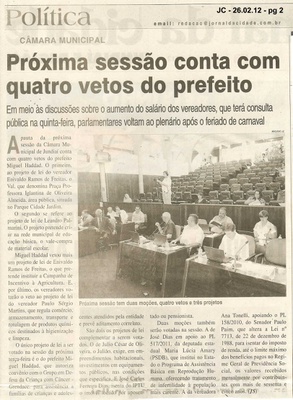 Jornal da Cidade - 26/02/2012