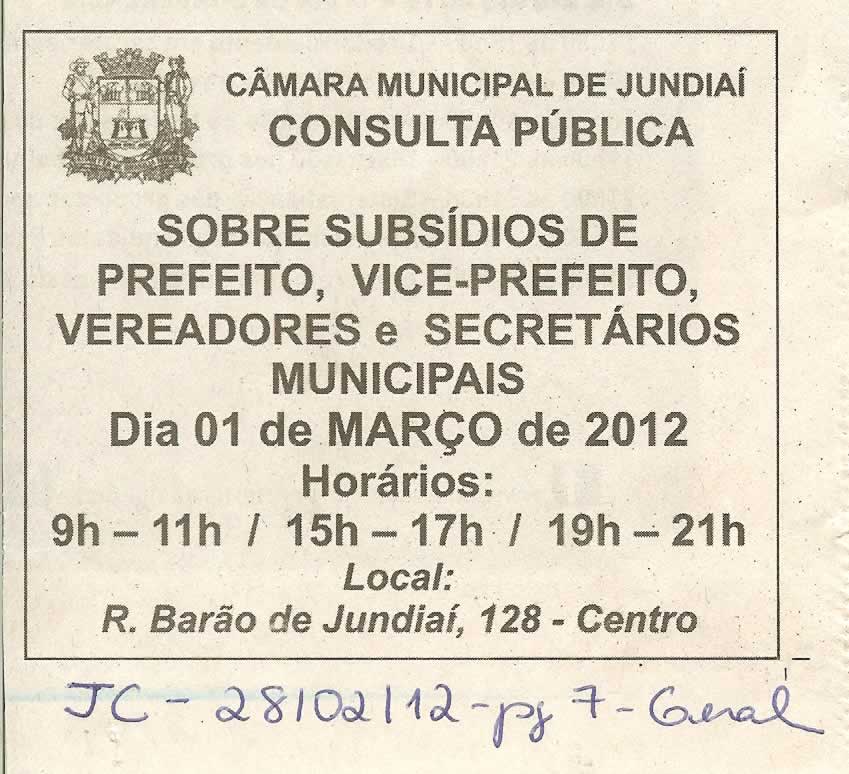 Jornal da Cidade - 28/02/2012