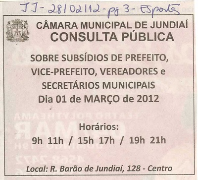 Jornal de Jundiaí - 28/02/2012