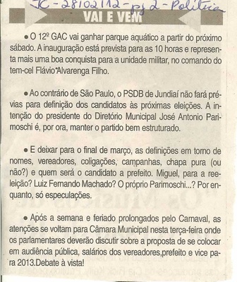 Jornal da Cidade - 28/02/2012
