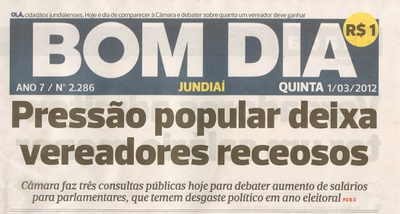 Bom Dia Jundiaí - 01/03/2012