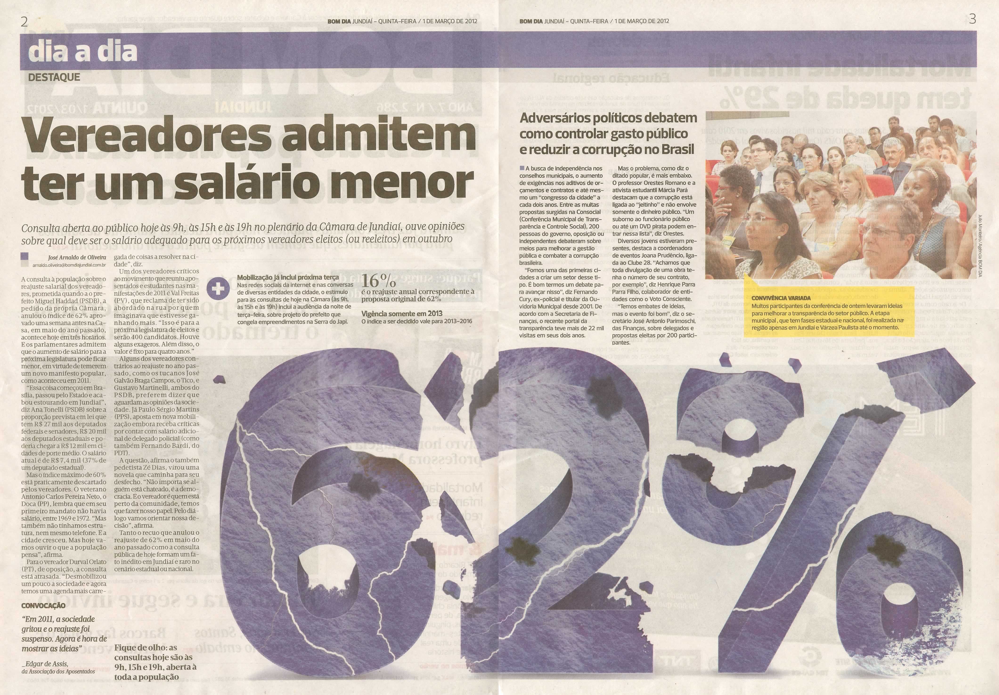 Bom Dia Jundiaí - 01/03/2012