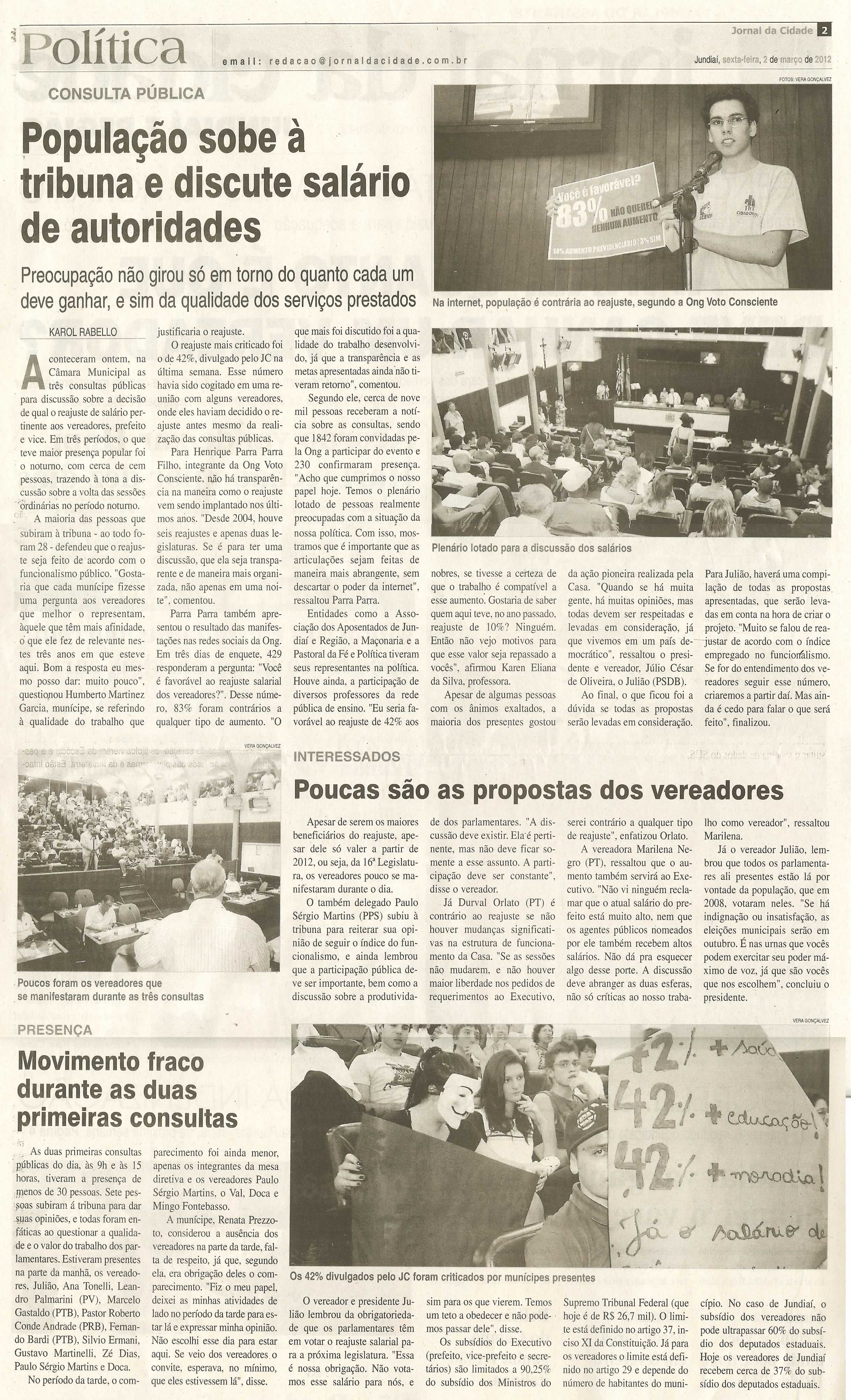 Jornal da Cidade - 02/03/2012