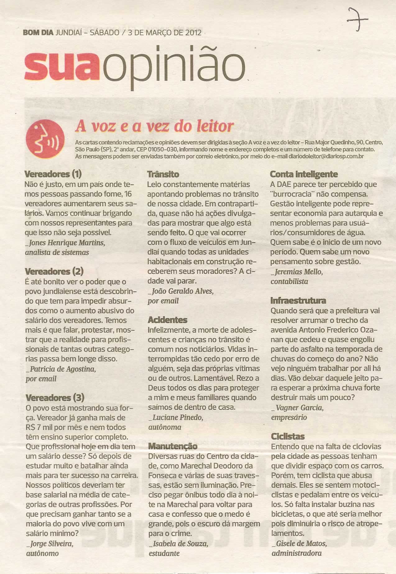 Bom Dia Jundiaí - 03/03/2012