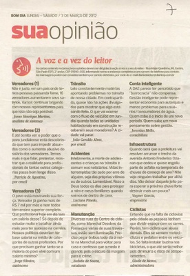 Bom Dia Jundiaí - 03/03/2012