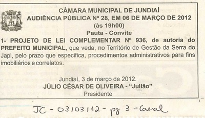 Jornal da Cidade - 03/03/2012