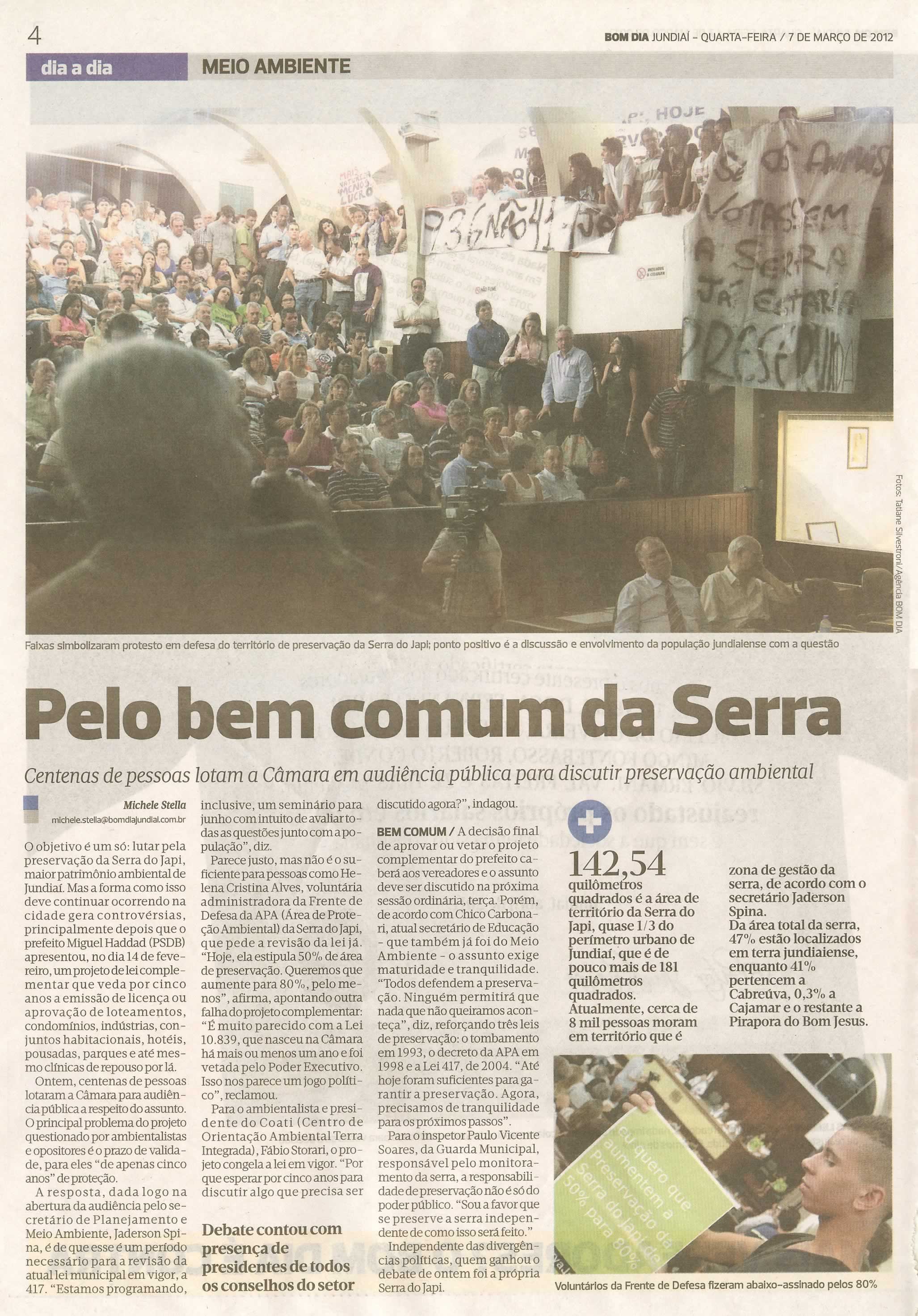 Bom Dia Jundiaí - 07/03/2012