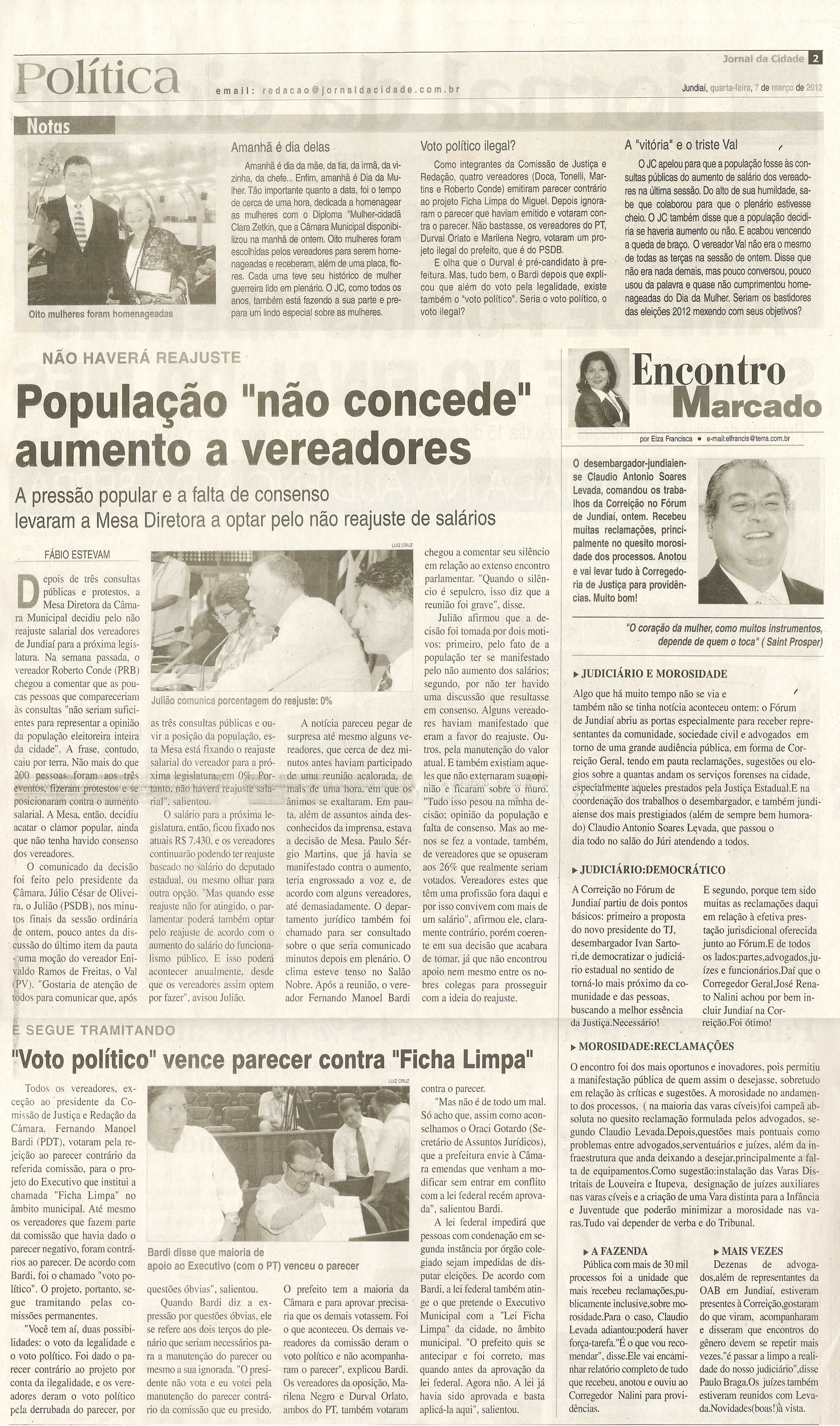 Jornal da Cidade - 07/03/2012