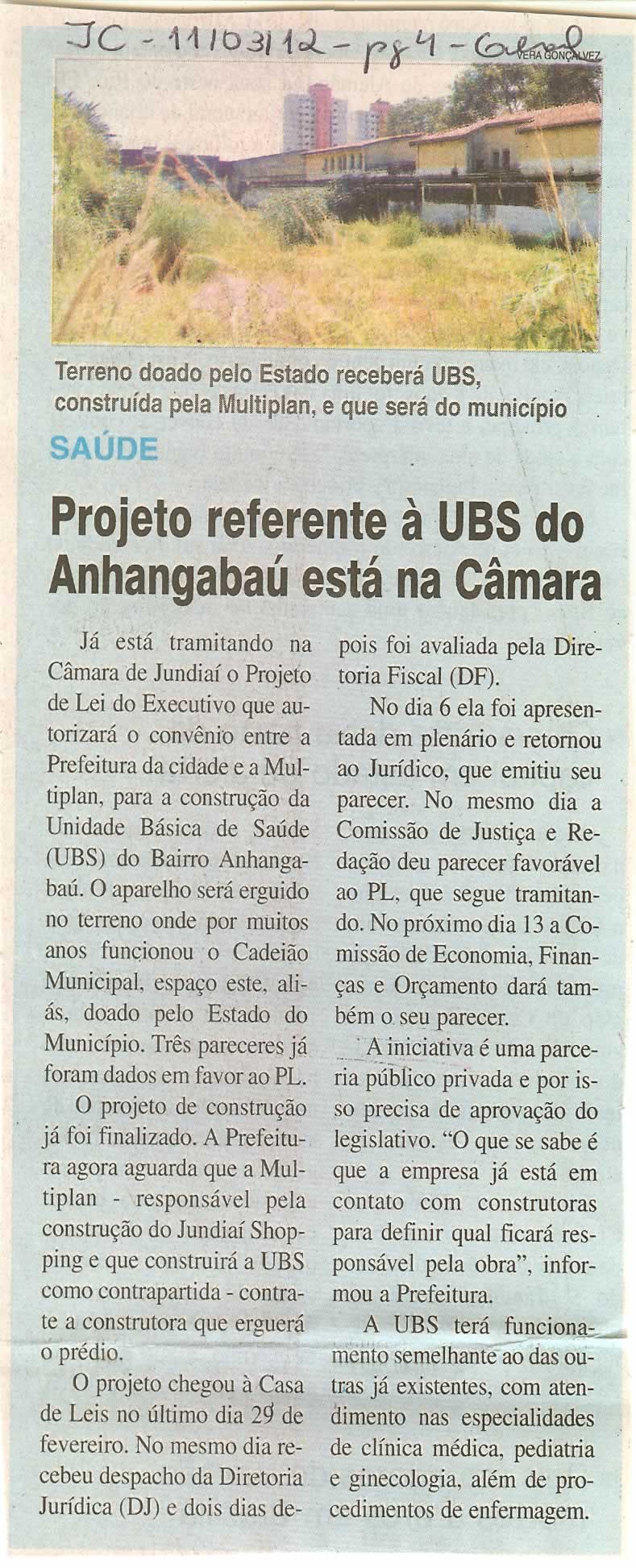 Jornal da Cidade - 11/03/2012