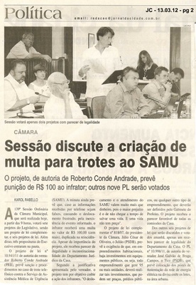 Jornal da Cidade - 13/03/2012