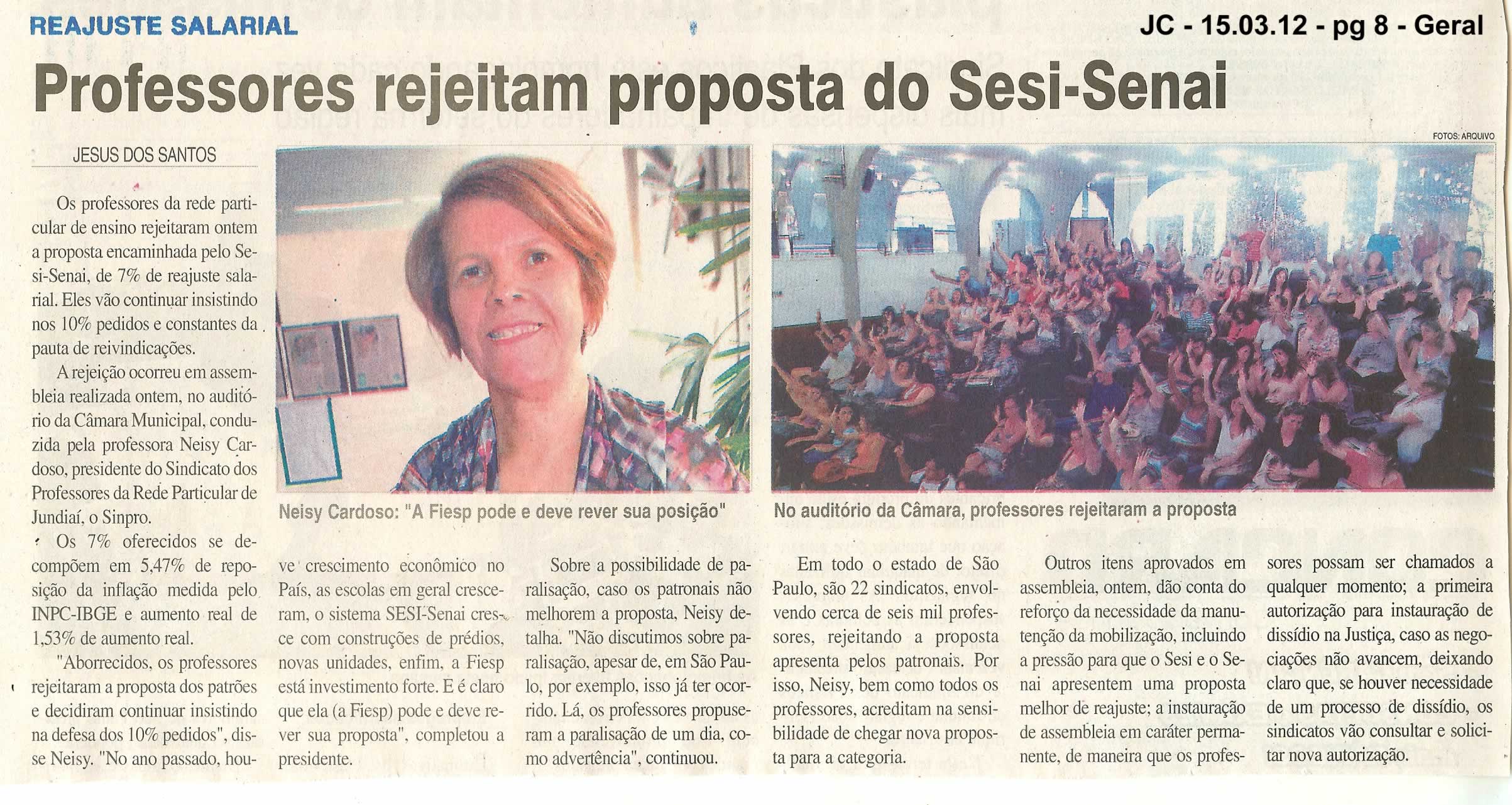 Jornal da Cidade - 15/03/2012