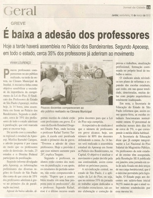 Jornal da Cidade - 16/03/2012