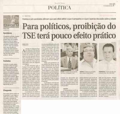 Jornal de Jundiaí - 17/03/2012
