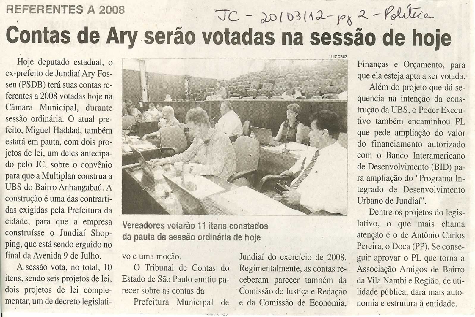 Jornal da Cidade - 20/03/2012