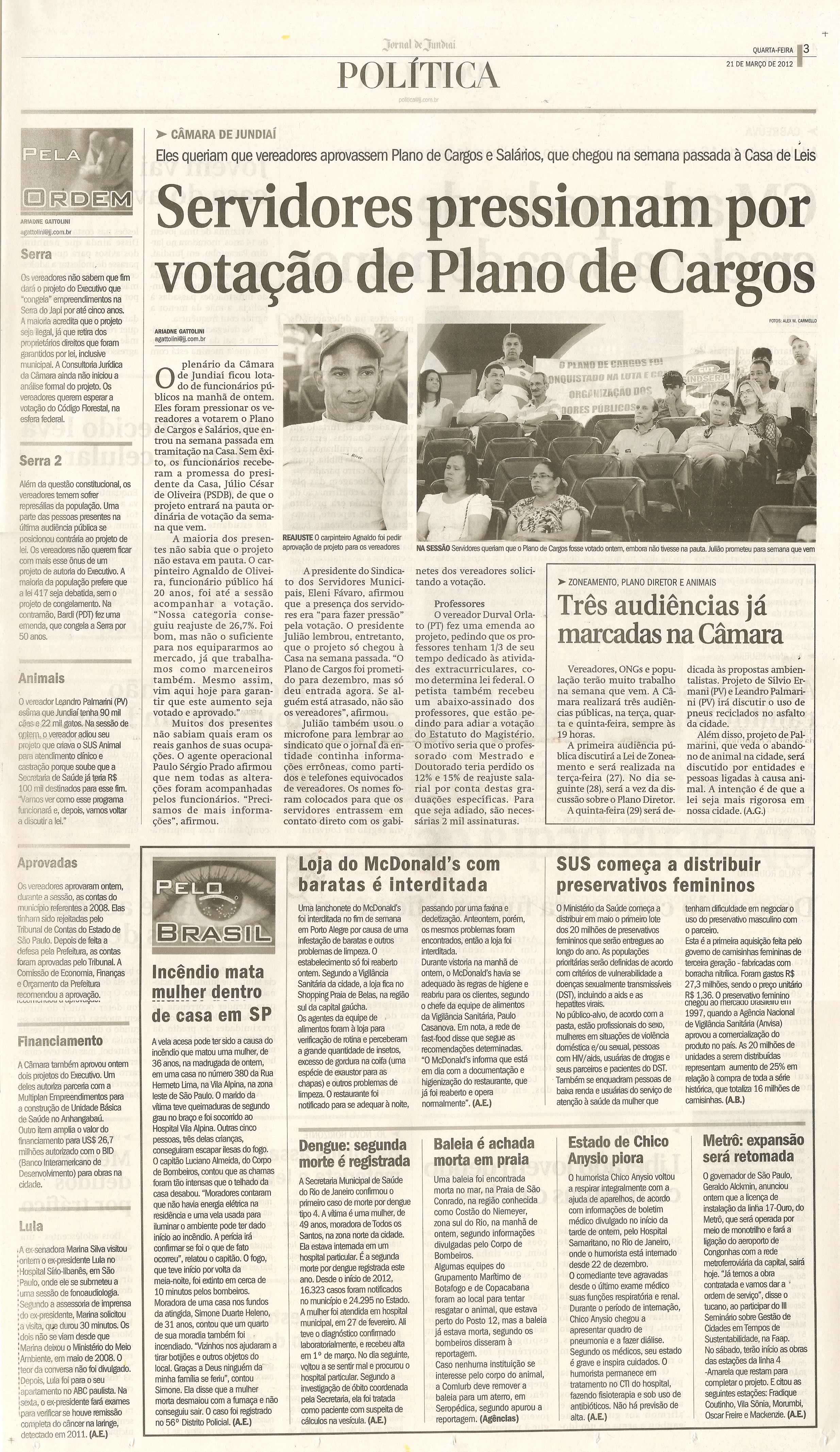 Jornal de Jundiaí - 21/03/2012